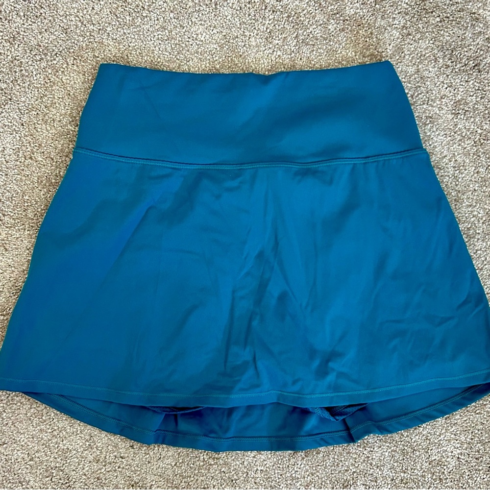 Teal Athletic Skort with built in Shorts - Picture 2 of 5